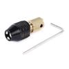 Brass Electric Small Motors 3mm Center Shaft Drill Bit Three-claw Small Chuck 0.3-3.4mm Electric Shaft Mini