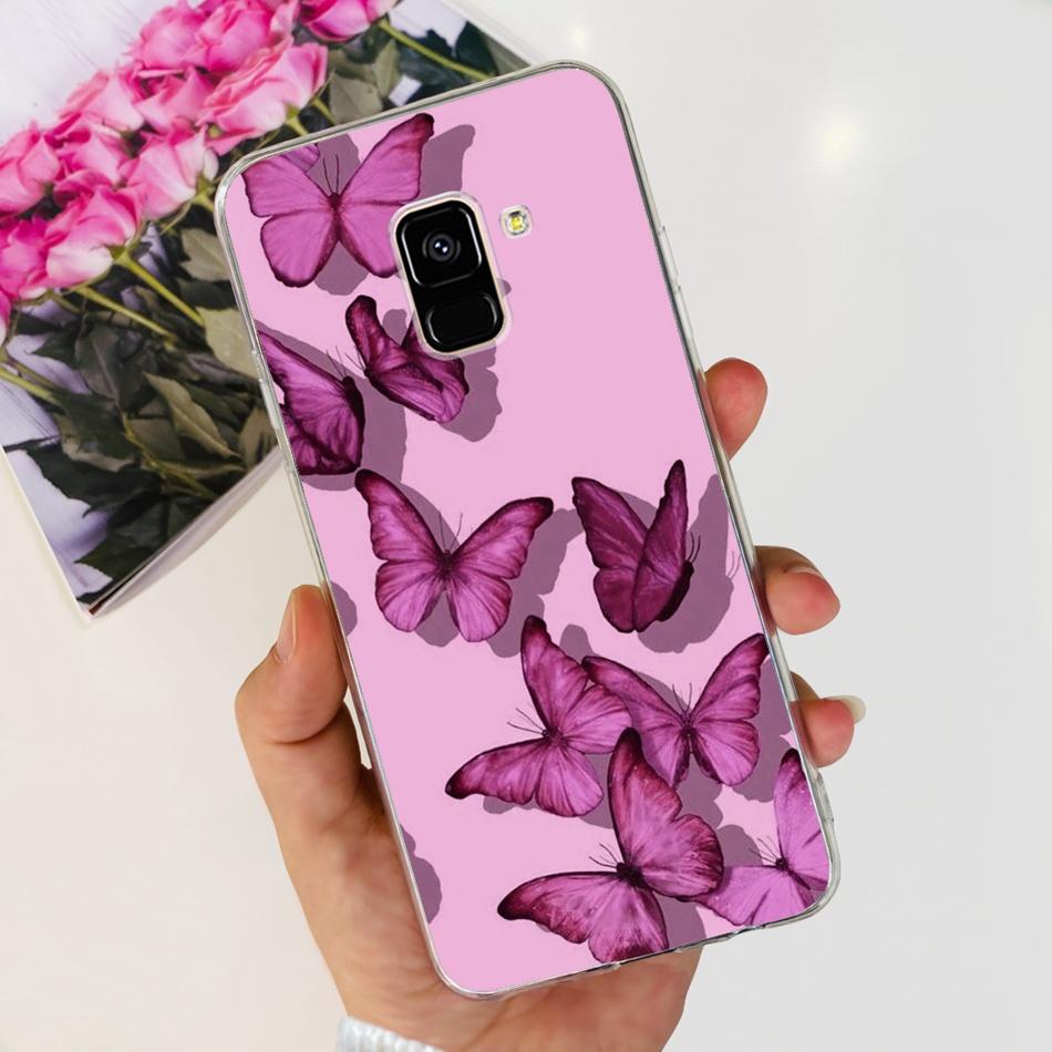 Для Samsung Galaxy A8 (2018) / A8+ (2018) Мягкий силиконовый TPU чехол SM-A730F A530F для Samsung A 8 A8 Plus, милые чехлы с мультяшными пандами
