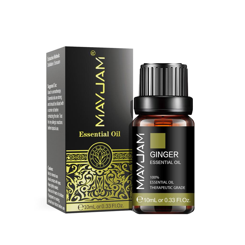 MAYJAM 10ML Eucalyptus Vanilla Essential Oils for Aromatherapy Air Fresh Diffuser Spa Massage Skin Care Lavender Jasmine Rose Aroma Oils