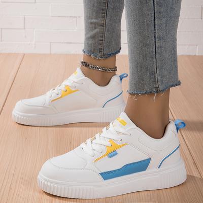 Туфли Moipheng Platform для женщин на шнуровке, водонепроницаемые белые кроссовки, женская нескользящая повседневная кожаная спортивная обувь, обувь для бега