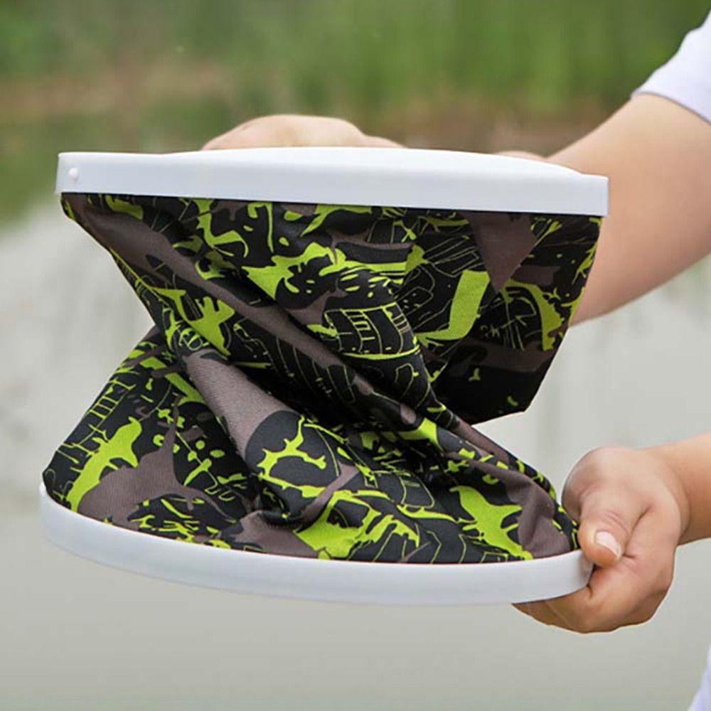 1Pcs Thickened Folding Fishing Bucket Outdoor Water Collection Portable Water Bag