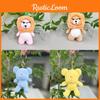 Fun And Playful Plush Bear Keychain With Ultra Soft Fabric Perfect For Gifts