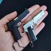 1:3 Alloy 1911 92f Mini Pistol Model Keychain Pendant Detachable Fake Toy Gun For PUBG Weapon Adult Children Christmas Gift