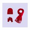 EILEI Warm Winter Scarf, Hat & Gloves Set