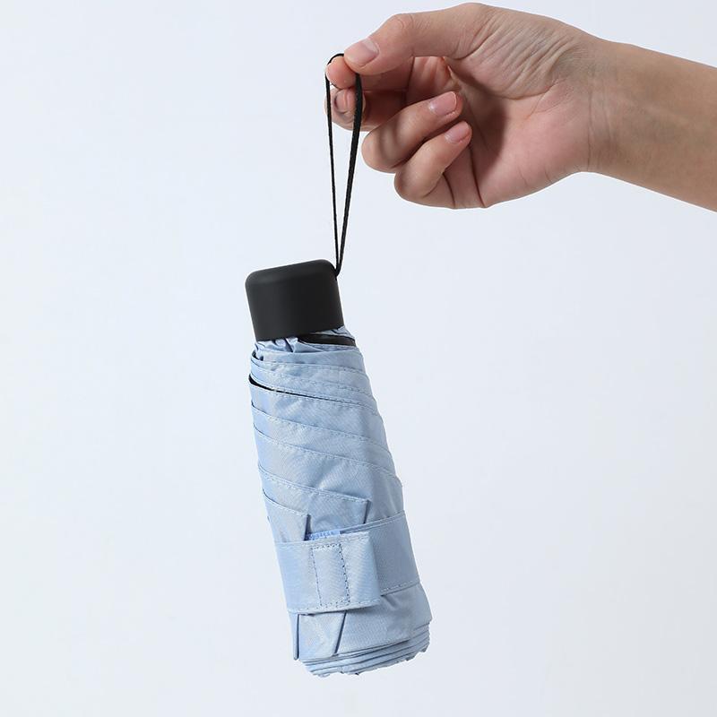 Ultralight Mini Pocket Women's Small Windproof Folding Umbrella Travel Compact Rain Men's Umbrella Sunscreen Umbrella Outdoor Um