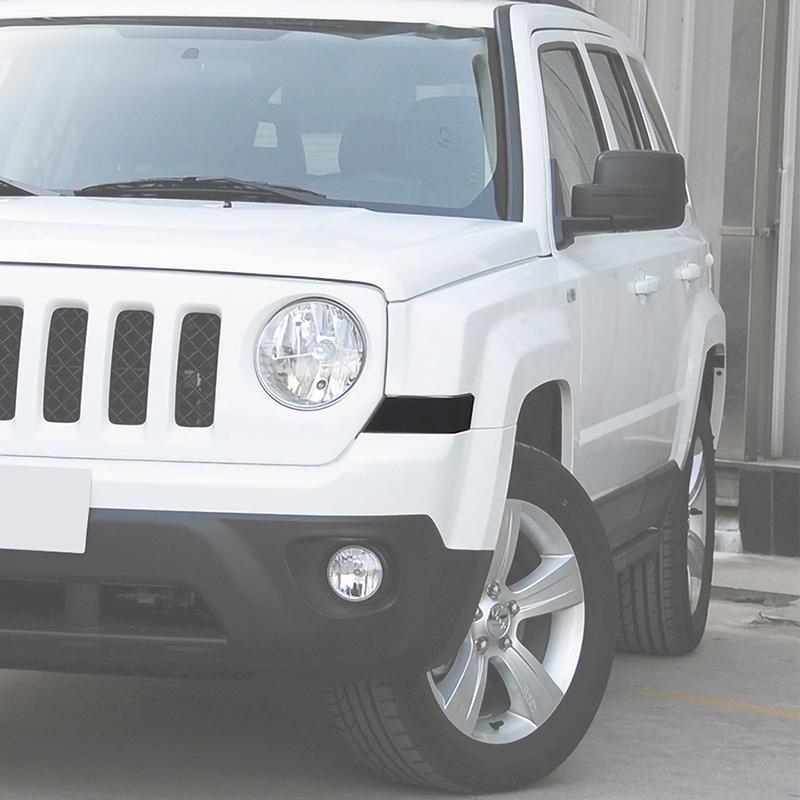 Передний указатель поворота автомобиля, декоративная лампа, наклейки, подходят для Jeep Patriot 2011-2016, внешние аксессуары из ПВХ