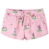 Children's Shorts with Light Pink Drawstring 92/104/116/128/140