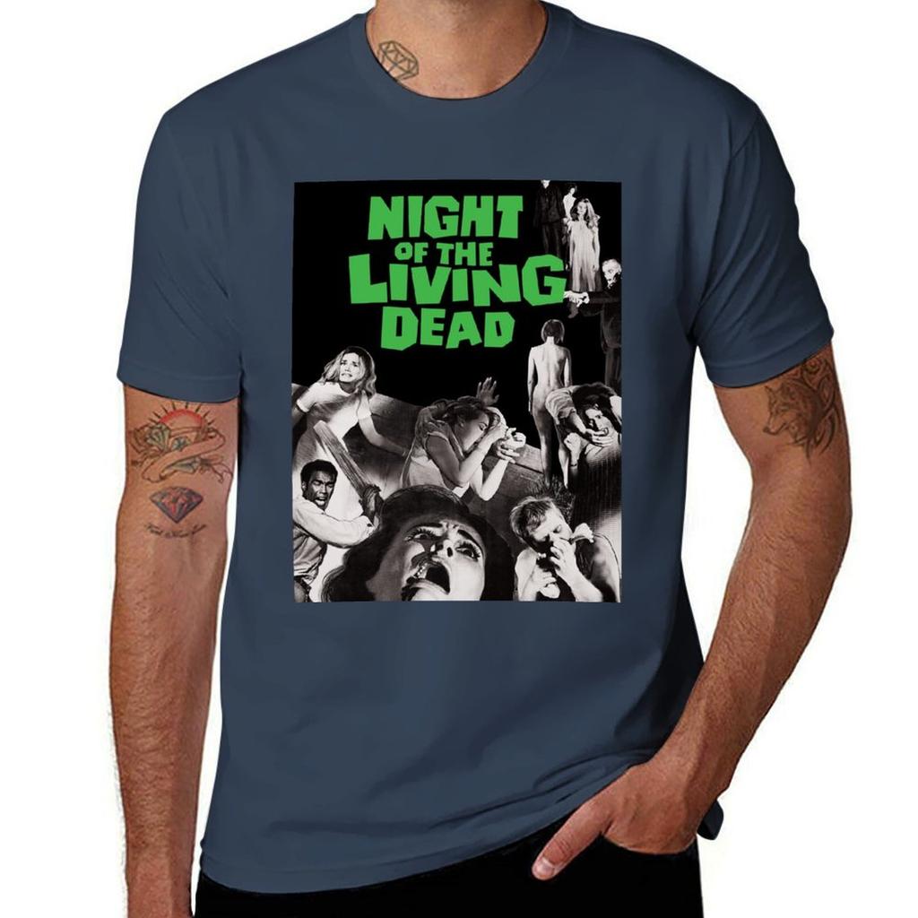 1968 Night of the Living Dead T-Shirt Urban Casual Loose Fit Tee