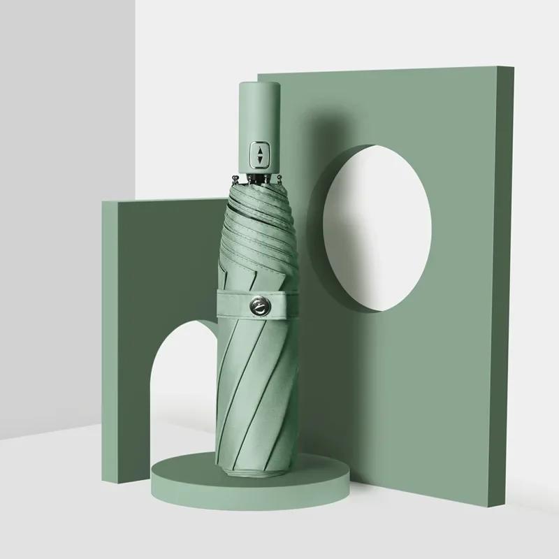 Автоматический зонт для Xiaomi, женский и женский, бесплатная доставка, подарок для девочек, мини-защита от солнца, складной небольшой дождь, ветрозащитный УФ-зонт