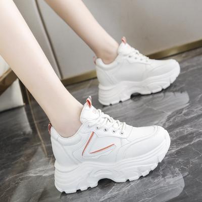 Новые туфли из искусственной кожи Vulcanuze, женские модные кроссовки на толстой платформе со шнуровкой, женские нескользящие спортивные туфли с толстой подошвой