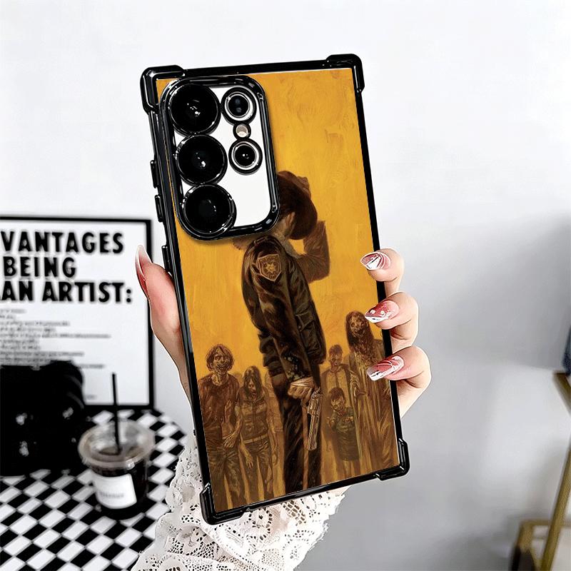 The Walking Deads Plating Phone Case For Samsung Galaxy S24 S25 FE S26 Edge S23 Ultra S22 S21 Plus S20 Anti-Fall Airabag Cover