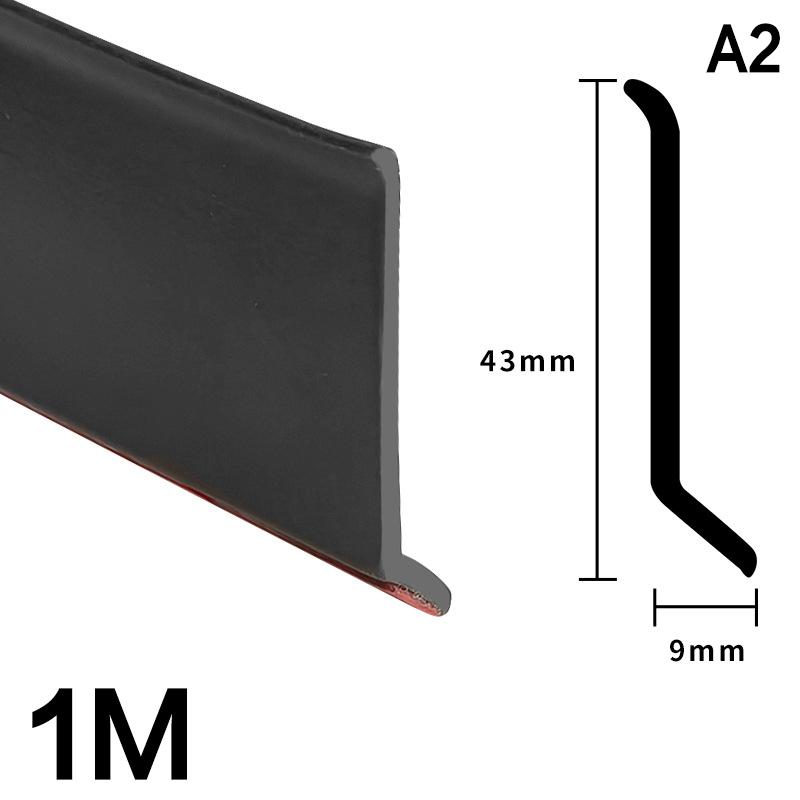 TPE Window Water Blocking Bar Balcony Self Adhesive Waterproof Sealing Strip Home Window Edge Water Deflector Flashing Board