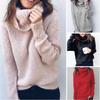 Elegant Women Winter Warm Turtleneck Sweater Pullover Perfect For Cold Days