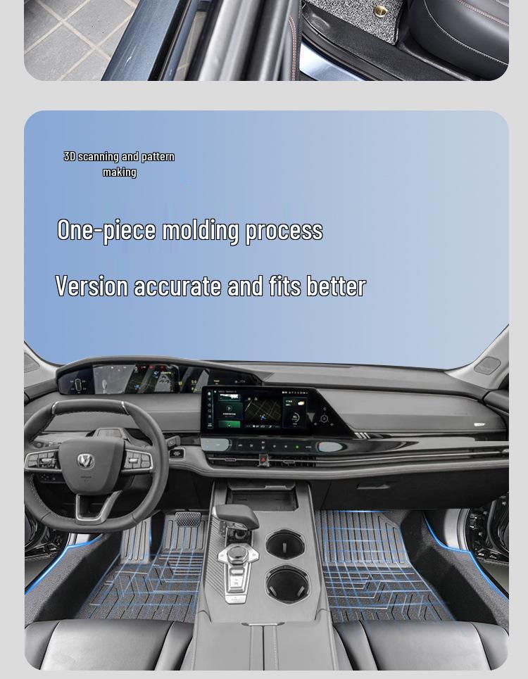 Коврики в салон Changan Uni-K 21-24 из ТПЭ - Полное покрытие, Индивидуальная посадка