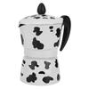 Aluminium Moka Pot Milk Cow Color Coffee Maker Coffee Brewing Aluminium Coffee Pot  Coffee Shop