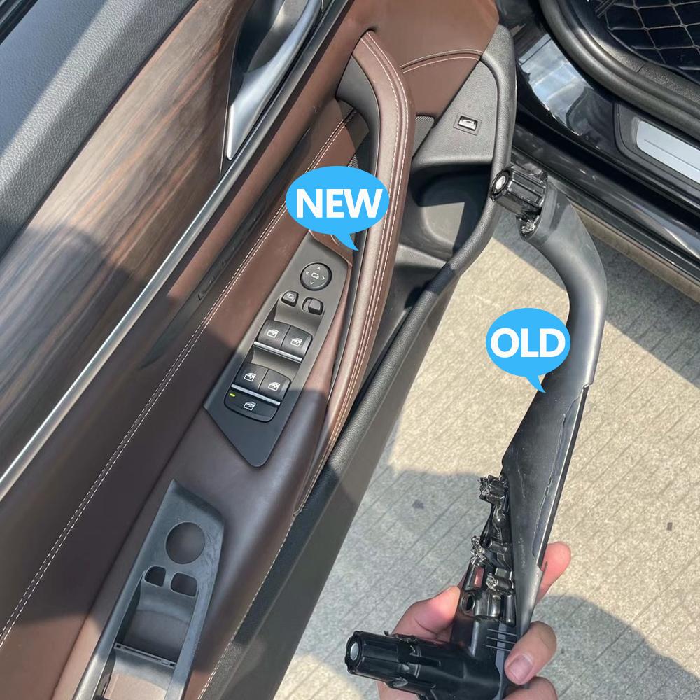 Внутренняя левая и правая дверная ручка автомобиля, внутренняя крышка, замена накладки для BMW 5 серии G30 G31 G38 F90 2017