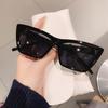 Fashion Cat Eye Sunglasses Women Retro Square Glass Sunglasses Female Eyeglasses Lady Eyewear