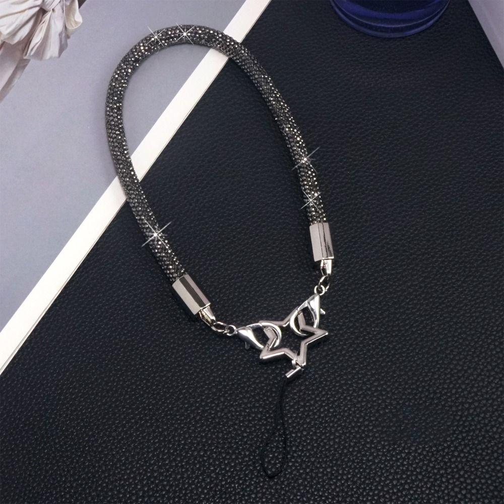 Яркий шнурок для телефона со стразами, шнур для подвешивания на запястье, роскошный телефон, веревка для запястья, аксессуары для телефона