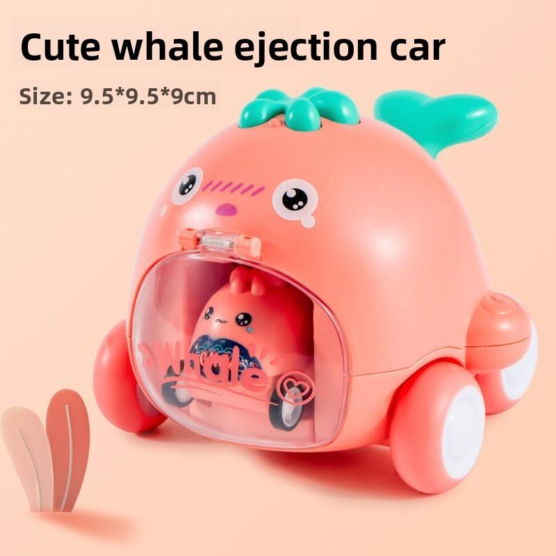 Animal Inertia Toy Car With Launching Function For Kids Play And Development