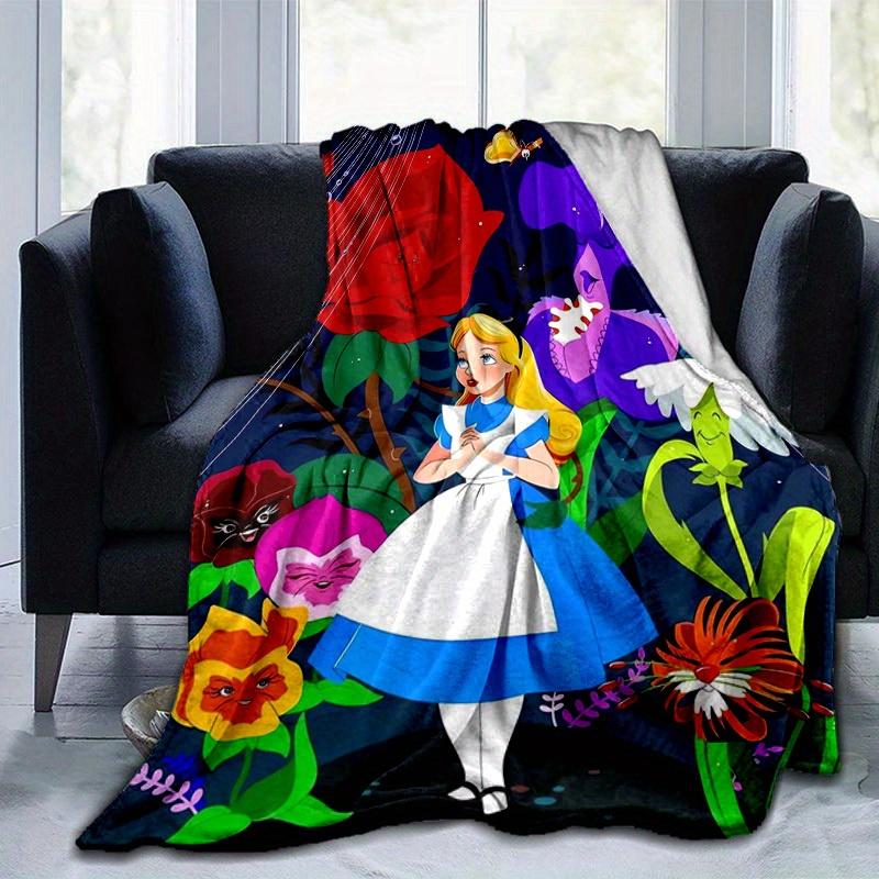 1pc, Enchanted Garden Adventure Blanket - Perfect for All Seasons, Home Decor, Cozy Throw, Soft Flannel Throw Blanket - Versatile & Cozy for