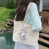 Нишевая сумка-тоут весна и лето отдых отпуск фея кружево сетка подмышечная плечевая сумка женская сумка большой вместимости сумка для поездок