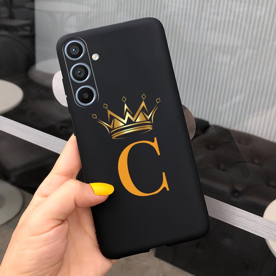 Для Samsung Galaxy A52 A52S A53 A54 5G Чехол Роскошные Буквы Короны Расписной Мягкий Тонкий Задняя Крышка Для Samsung A52 5G SM-A526B Fundas