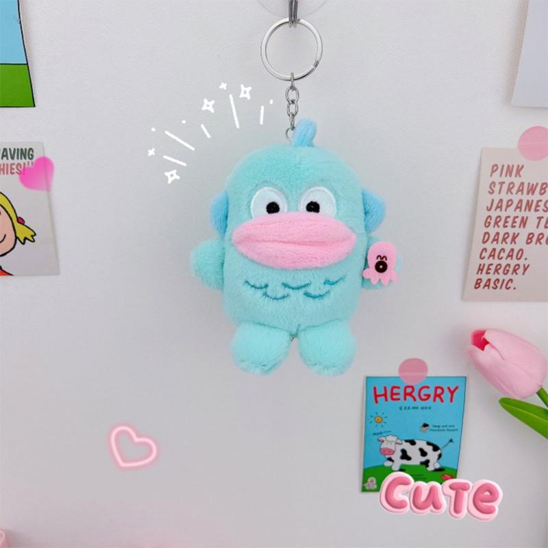 2023 Милая плюшевая игрушка-рыба-клоун, подвеска с большим ртом, причудливая кукла, брелок для ключей, сумка, плюшевый брелок, подарок на день рождения, 1 шт.