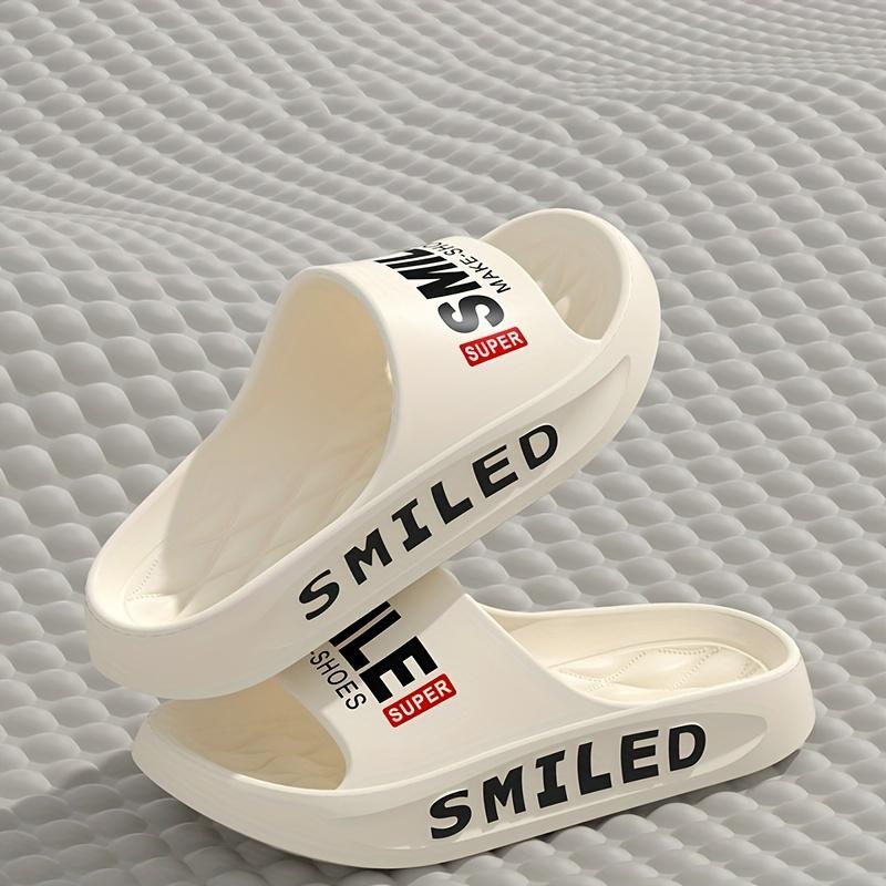 Модные тапочки-подушки унисекс, удобные быстросохнущие домашние тапочки для ванной, легкие летние тапочки из ЭВА с мягкой подошвой