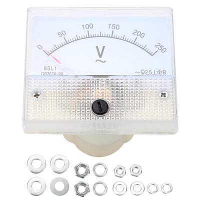 85L1 AC 0250V Высокоточный стрелочный вольтметр, измеритель напряжения, монтируемый на прибор для измерения напряжения