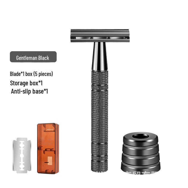 Двусторонняя ручная бритва розового золота