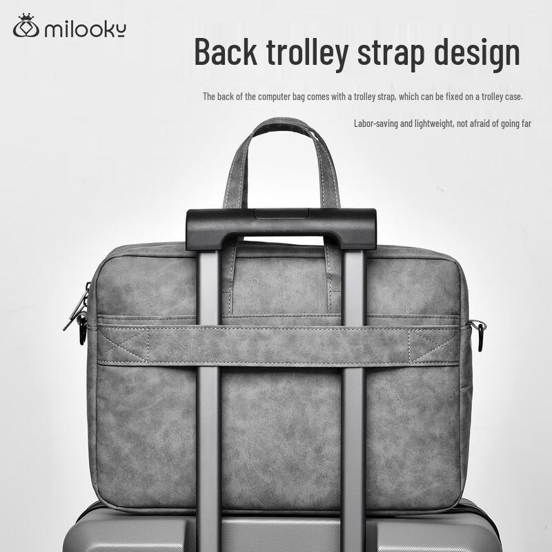 Деловая сумка на плечо Milooky для ноутбука для поездок на работу