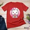 Cat Boba Tea Bubble Tea Anime Kawaii Neko Gifts Girls Teens Unisex T-shirt 8