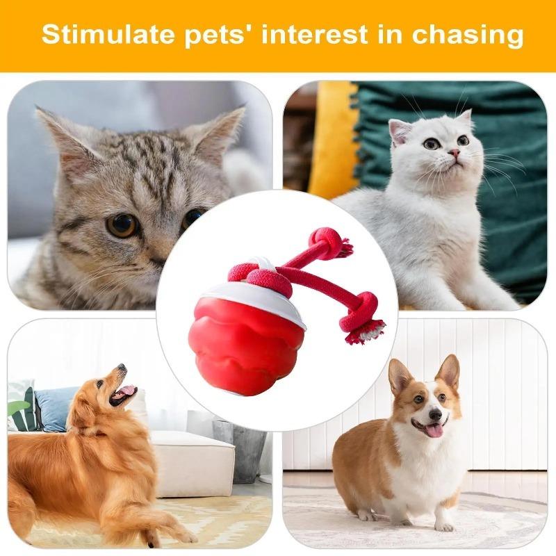 Electric Rolling Dog Ball 3 Mode Dog Toys Automatic Balls Puppy Chewing Supplies Quiet Exercise Accessories For Park Grassland