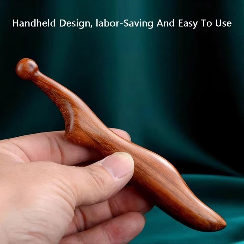 Meridian Scraping Massage Stick Wooden Gua Sha Tools Neck Acupressure Acupressure Stick Home Gym