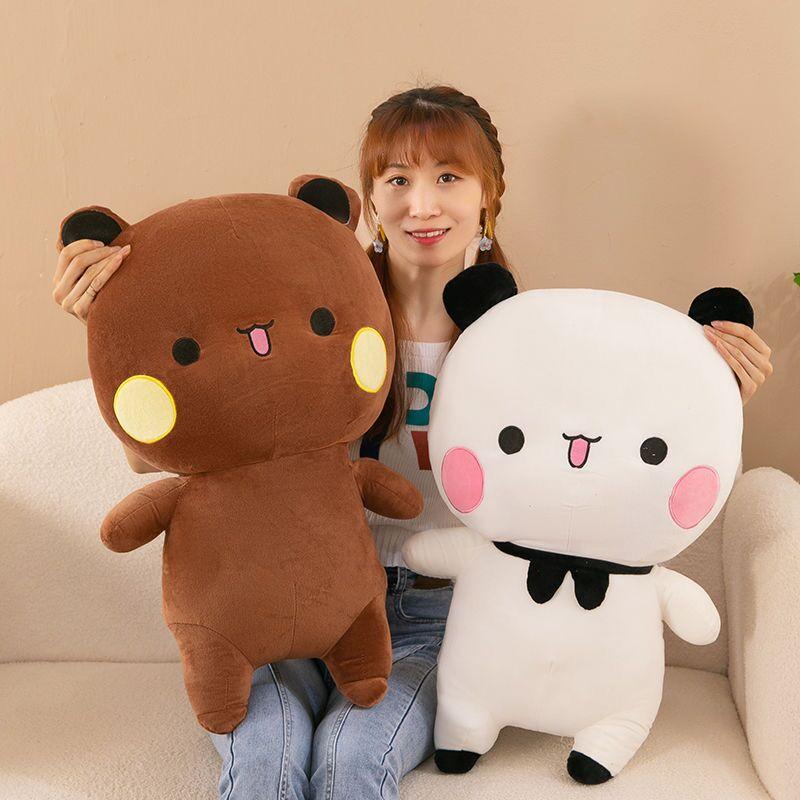 Genuine Cute Bubu And Dudu Panda Plush Toys Cute Panda Yier Dolls Pillows Children'S Gifts Collection Kawaii Plush Doll Toy