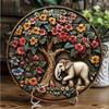 2d Dlat 20*20cm, Charming Wooden Wall Art, Vintage Style, Wooden Decor for Home, Kitchen, Garden, Bedroom, Bar, Bathroom, Parties.