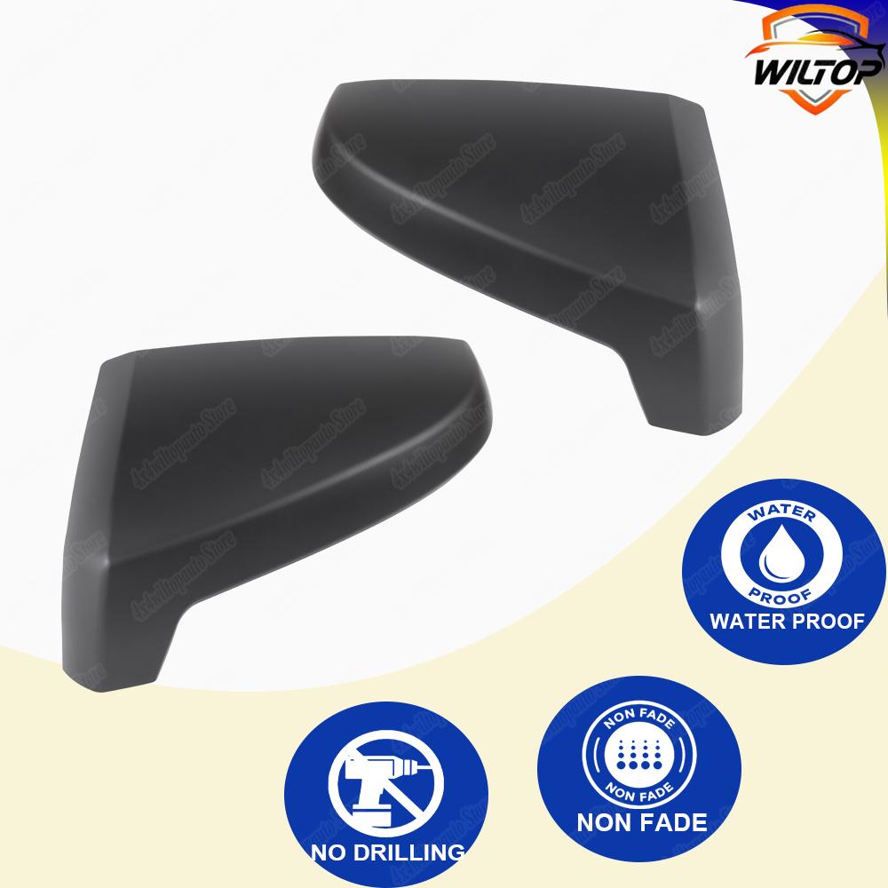 Car Mirror Covers for ISUZU D-MAX V-Cross DL40 AT33/35 2025 2025 Rearview Mirror Covers ABS Matte Black Car Exterior Accessories
