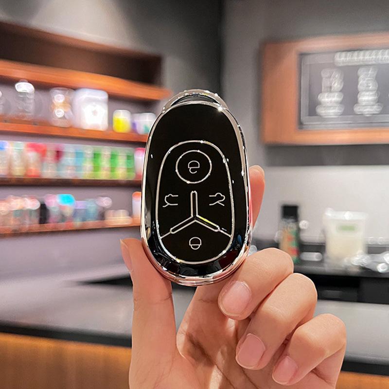 For Geely GEOME Xingyuan EX2 Explorer Freedom Edition Electric Car Key Case Car Key Case Cover Protective Shell Key Ring Buckle