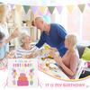Tudomro 2 Pieces Birthday Chair Cover for Classroom It's My Birthday Chair Cover with Ribbons Cupcake Seat Back Decor for Kids Office Classroom