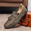 Модный бренд Мужские лоферы 2025 Новая мужская повседневная обувь На все случаи жизни Плоская обувь для вождения Элегантная мужская деловая обувь Модная обувь на мягкой подошве для светских мероприятий