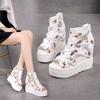 High-Heeled Sandals Women'S Summer New Style Platform Hollowed Out Fish Mouth Sandals