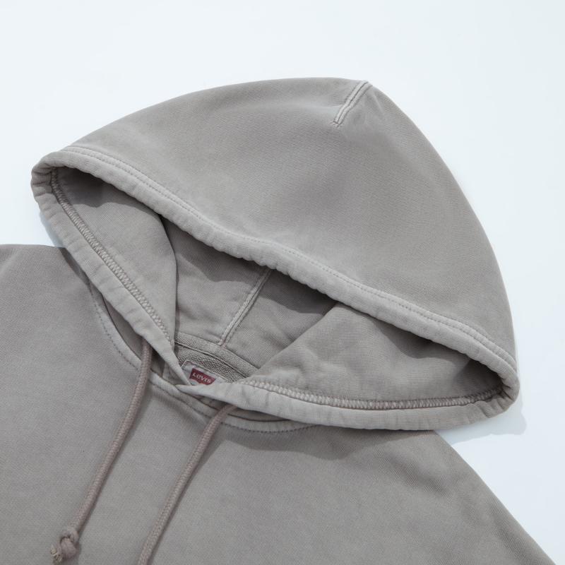 Худи Levis Fresh Series свободного кроя с приспущенным плечом для мужчин, серый 38479-0151