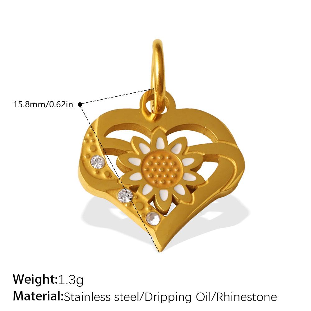 European and American Dripping Oil Small Fresh Plant Series Pendant Cactus Flower Bee DIY Versatile Jewelry Accessories 2026