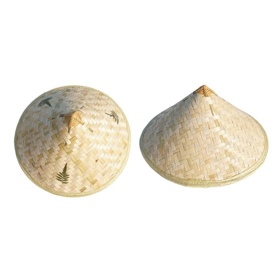 Бамбуковая шляпа с регулируемым шнурком, дышащая сетчатая подкладка, китайская соломенная шляпа от солнца с широкими полями, винтажная рыбацкая кепка