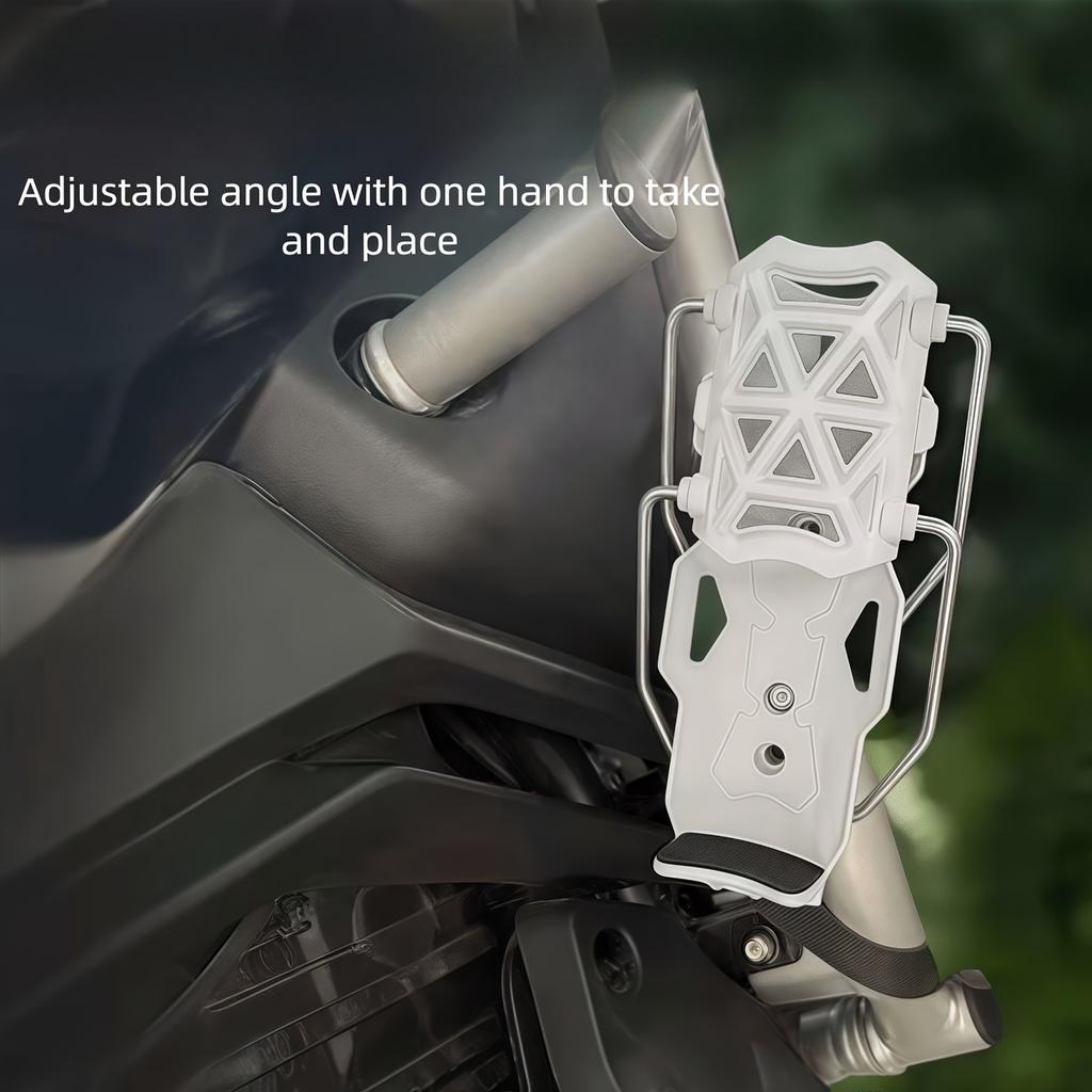 Adaptive Motorcycle Water Bottle Holder-Rotatable and Foldable Bracket,Durable Plastic, Safe To Hold,Suitable for Outdoor Riding