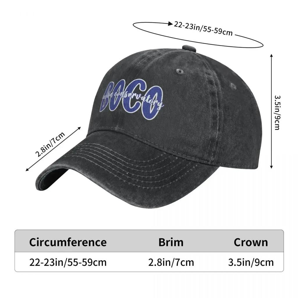 BOCO - Boston Conservatory Cowboy Hat |-F-| Snap Back Hat Horse Hat fishing For Men Women's