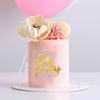 Oh Baby Cake Topper, 10pcs Acrylic Cake Toppers Oh Baby Sign Cupcake Toppers Cake Decorating Supplies Kit Cupcake Topper Mirror Gold Birthday