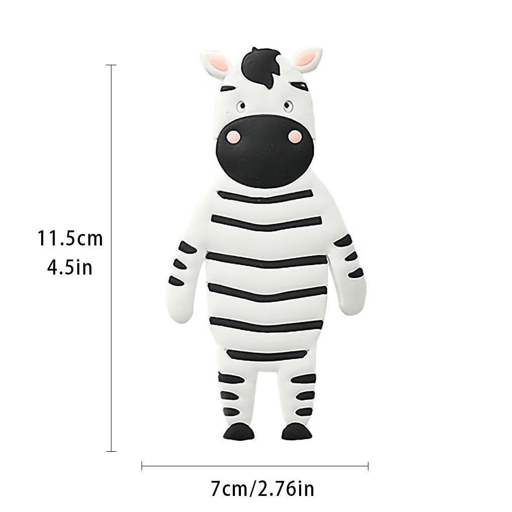 Мультяшный крючок для ключей с изображением животных, съемный, моющийся, держатель для ювелирных изделий, наклейка на полку для холодильника, тип 3