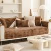 Nordic Thicken Plush Sofa Cover Winter Soft Warm Sofa Towel Non-slip L-shaped Universal Couch Covers for Living Room Sofa Decor