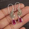 Серьги с розовым турмалином, Ювелирные изделия, Серьги с драгоценными камнями из цельного стерлингового серебра 925 пробы, Украшения ручной работы, Для Дня памяти
